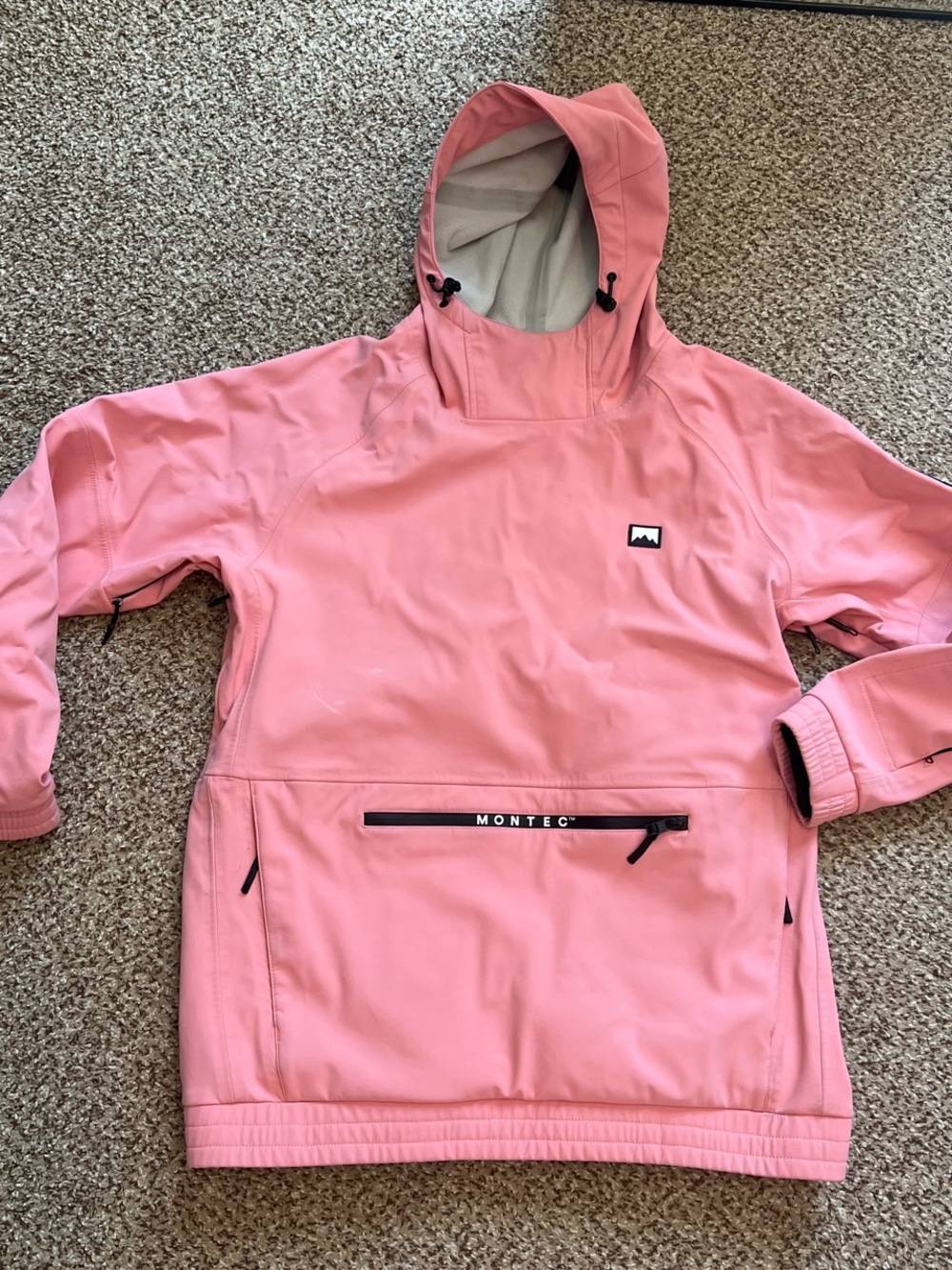 Montec Women's Pink Ski Anorak Jacket